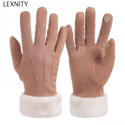 Lexnity Winter Gloves for Women, Stretch Fleece Gl...