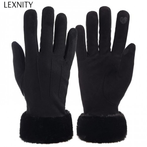 Lexnity Winter Gloves for Women, Stretch Fleece Gl...